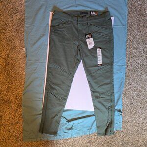 5.11 Wyldcat Pant Size 14 Regular, Green/thyme, Straight Leg